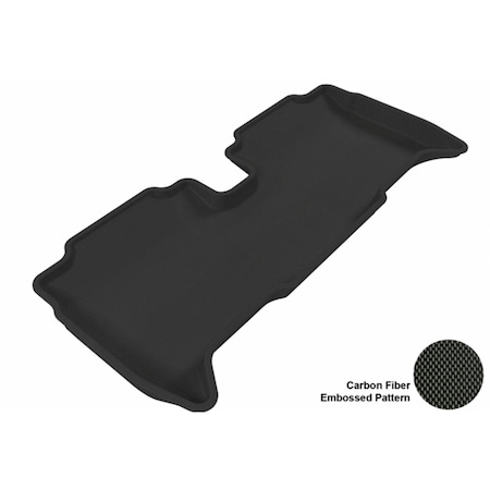 3D Maxpider TOYOTA YARIS 2007-2011 SDN KAGU BLACK R2 Floor Mat L1TY07221509